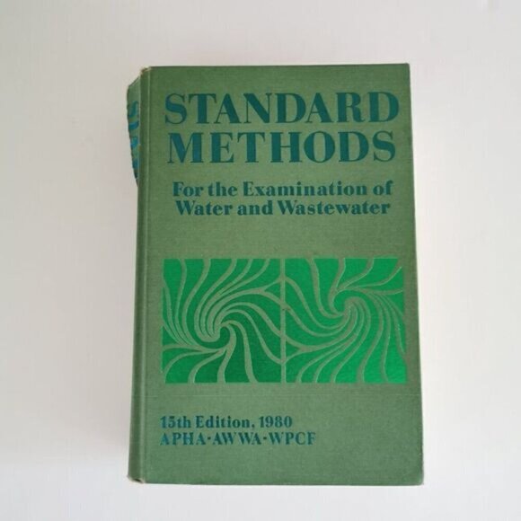 1981 Vintage Water Standards Book, Large Blue Book Technical Book Shelf Decor - Picture 10 of 10